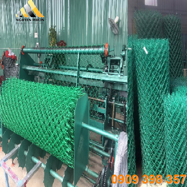 Lưới thép b40 bọc nhựa xanh, khổ lưới đa dạng 
