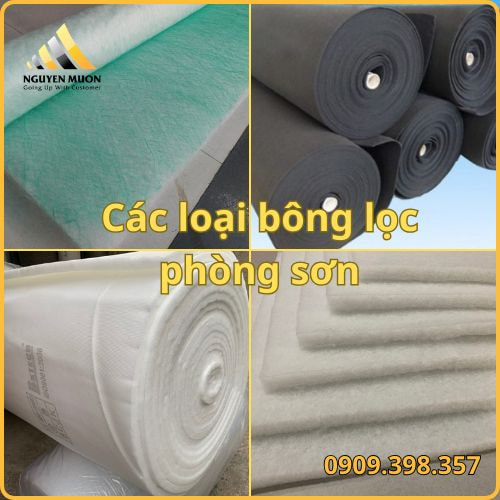 Bông lọc bụi phòng sơn