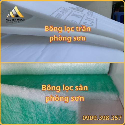 Phân loại bông lọc bụi phòng sơn