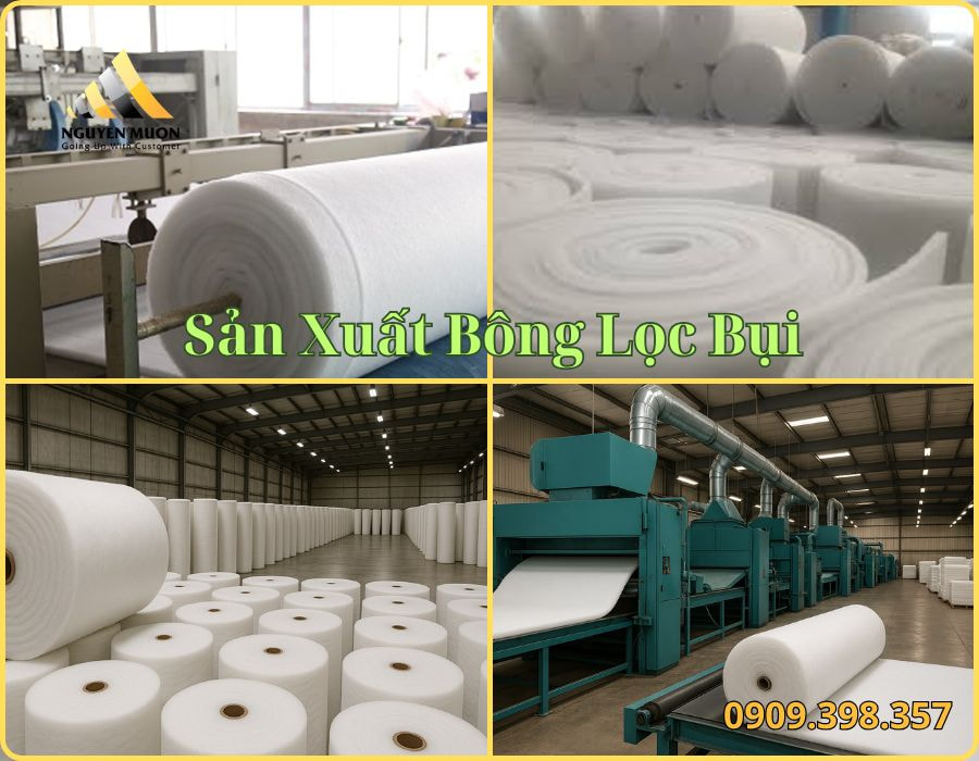 Ưu điểm bông lọc bụi 5mm 10mm 15mm 20mm