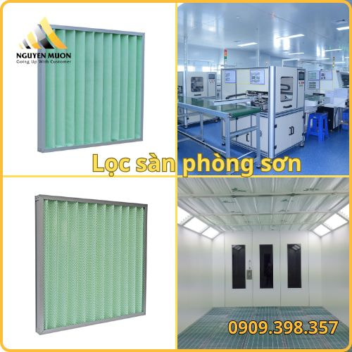 Ưu điểm bông lọc bụi phòng sơn